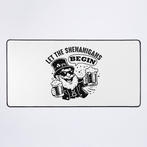 Item preview, Let The Shenanigans Begin - Funny St Patricks Day Drinking Humor designed and sold by FuzionRaptor.