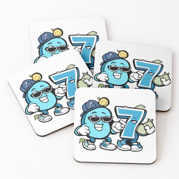 Item preview, Cool Lucky 6 7 Cartoon Character – Funny Money & Success Design designed and sold by lilastonart.
