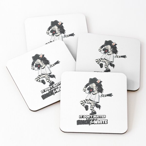 Item preview, Zebra Dancing Black or White Parody – Funny Michael Jackson Inspired Cartoon Zebra Art – Retro Pop Culture Animal Pun Design designed and sold by Donsean22.
