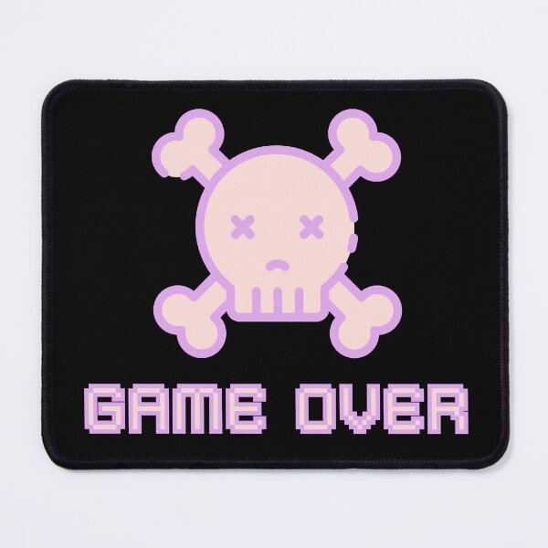 Item preview, Kawaii Skull Game Over Cute Gamer Aesthetic designed and sold by Hannah-Yei.