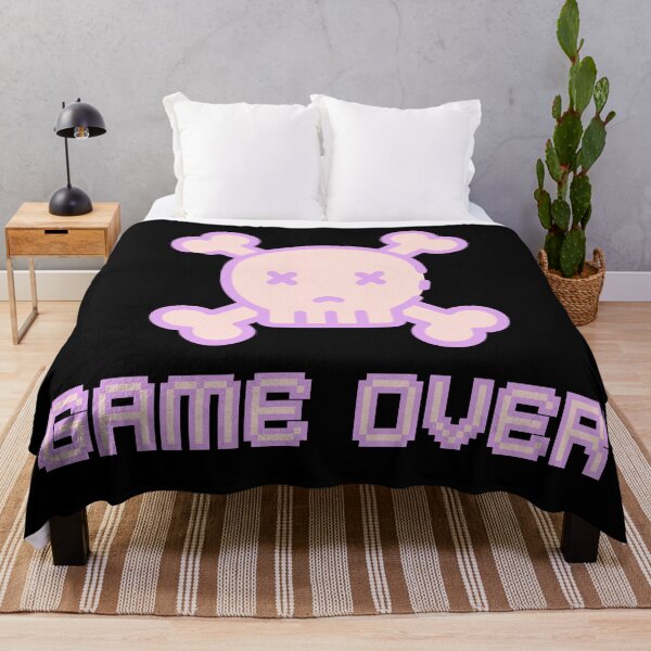 Item preview, Kawaii Skull Game Over Cute Gamer Aesthetic designed and sold by Hannah-Yei.