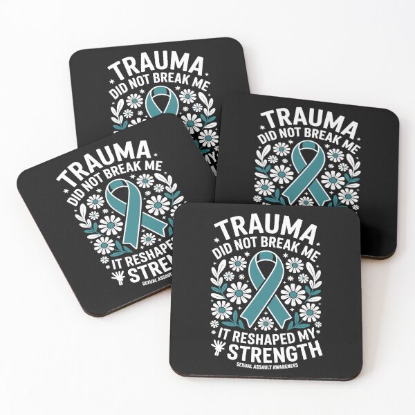 Item preview, TRAUMA DID NOT BREAK ME IT RESHAPED MY STRENGTH SEXUAL ASSAULT AWARENESS  designed and sold by jkrphoto.