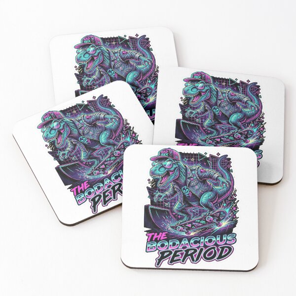 Item preview, The Bodacious Period Radical 80s Skateboard T-Rex designed and sold by EKHOAISTORE.