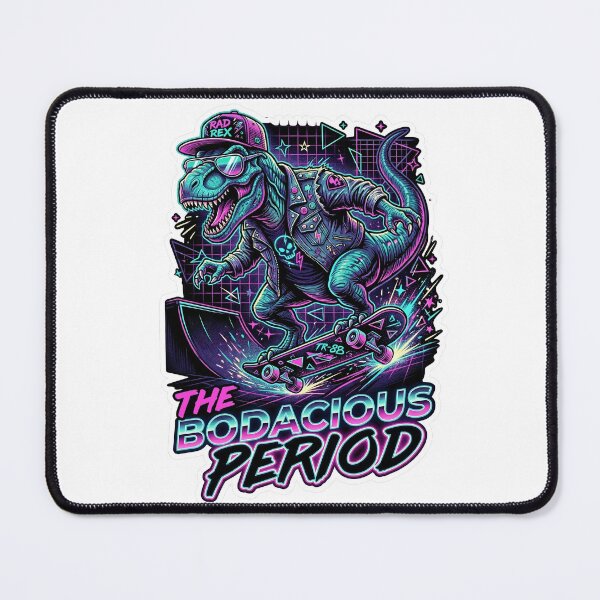 Item preview, The Bodacious Period Radical 80s Skateboard T-Rex designed and sold by EKHOAISTORE.