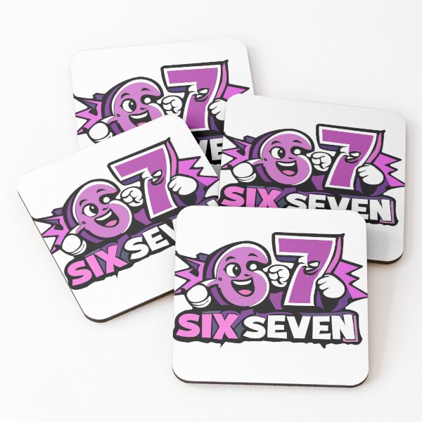 Item preview, ix Seven 67 Funny Birthday Design – 6 & 7 Age Cartoon Number Shirt, Kids Birthday Party Graphic designed and sold by lilastonart.