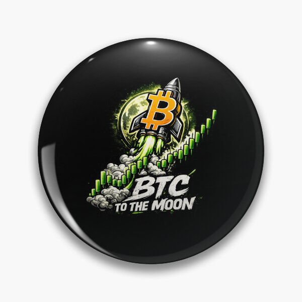 Item preview, BTC To The Moon Rocket Chart – Bitcoin Bullish Crypto Trader Design designed and sold by Chart Store | Trading Life.