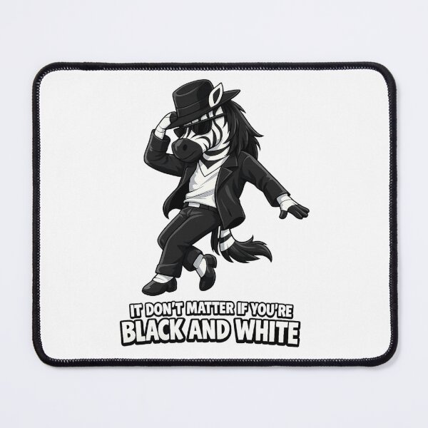 Item preview, Zebra Dancing Black or White Parody – Funny Michael Jackson Inspired Cartoon Zebra Art – Retro Pop Culture Moonwalking Animal Pun Design designed and sold by Donsean22.