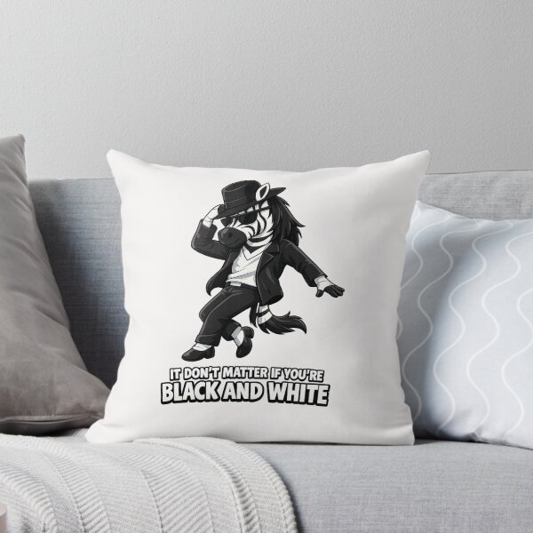 Item preview, Zebra Dancing Black or White Parody – Funny Michael Jackson Inspired Cartoon Zebra Art – Retro Pop Culture Moonwalking Animal Pun Design designed and sold by Donsean22.