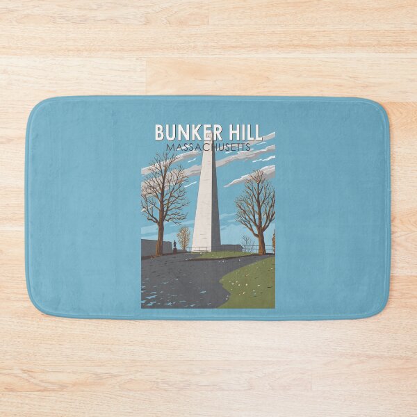 Item preview, Bunker Hill Monument Massachusetts Illustration Travel Art Vintage designed and sold by KrisSidDesigns.