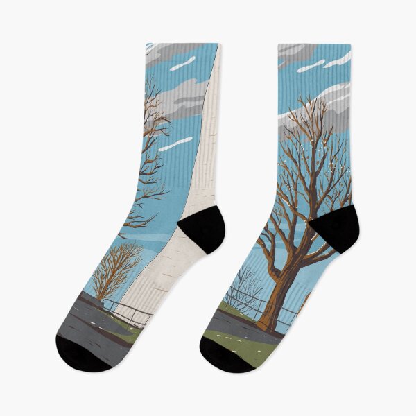 Item preview, Bunker Hill Monument Massachusetts Illustration Travel Art Vintage designed and sold by KrisSidDesigns.