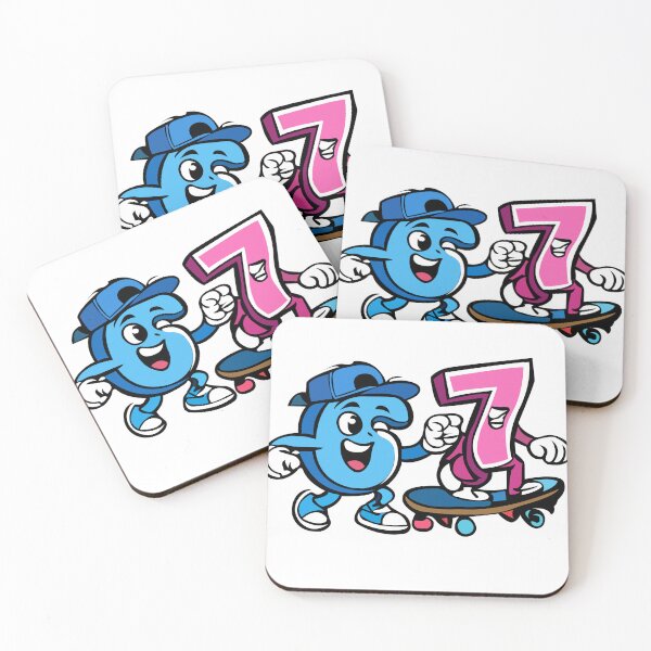 Item preview, Six seven Skateboarding Design –  Kids Party Graphic designed and sold by lilastonart.