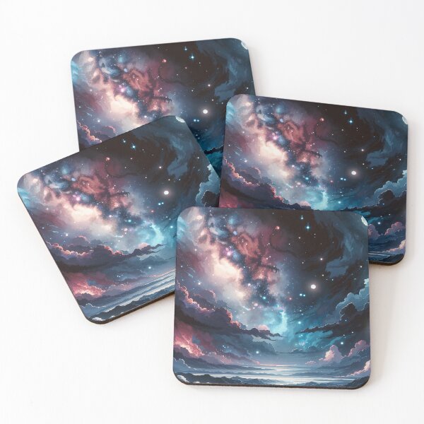 Item preview, Beyond the Atmosphere - Milky Way Galactic Watercolor designed and sold by FriskyLemur.