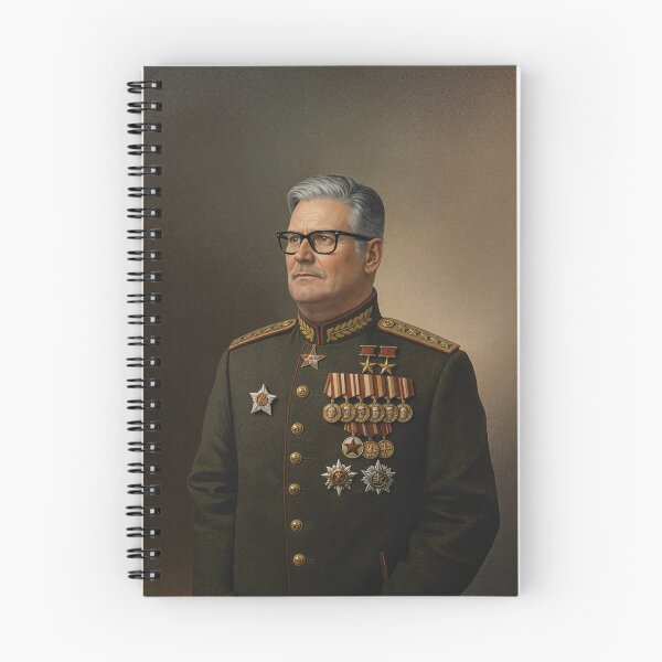 Item preview, Keir Starmer como Keith Stalin - Retrato designed and sold by DoomLoopDesigns.