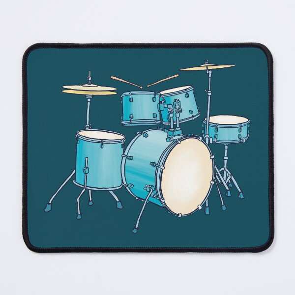 Item preview, Blue drum kit designed and sold by ElectronicCloud.