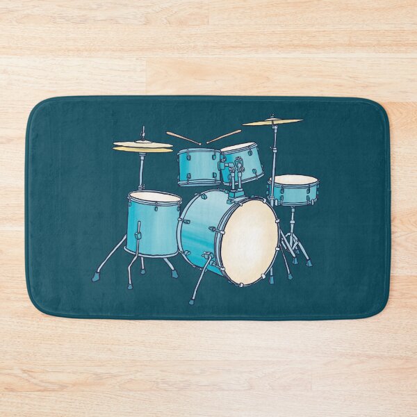 Item preview, Blue drum kit designed and sold by ElectronicCloud.