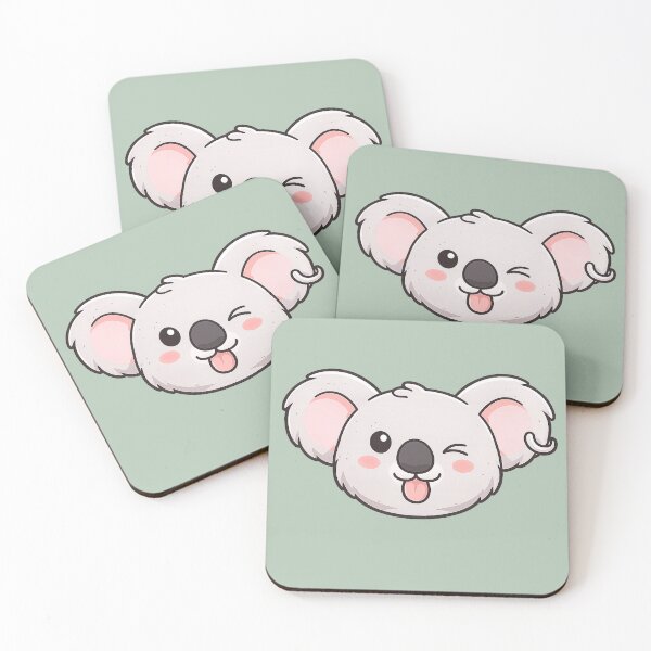 Item preview, Winking Rebel Koala: Cute Cartoon with Earring designed and sold by Droosam.