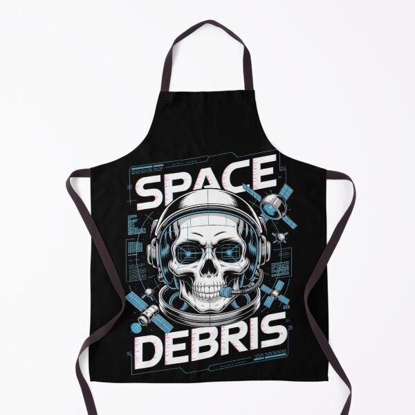 Item preview, Space Debris — Skull Headset Grid Satellite Neon Streetwear Space Tee V2 designed and sold by DarylWelsh2024.