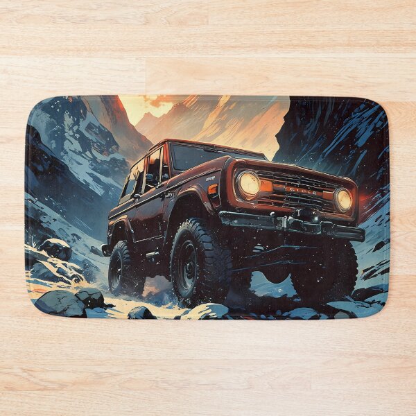 Item preview, Retro Colorado 4x4 Mountain Adventure Travel Poster Print designed and sold by BorgSpareParts.