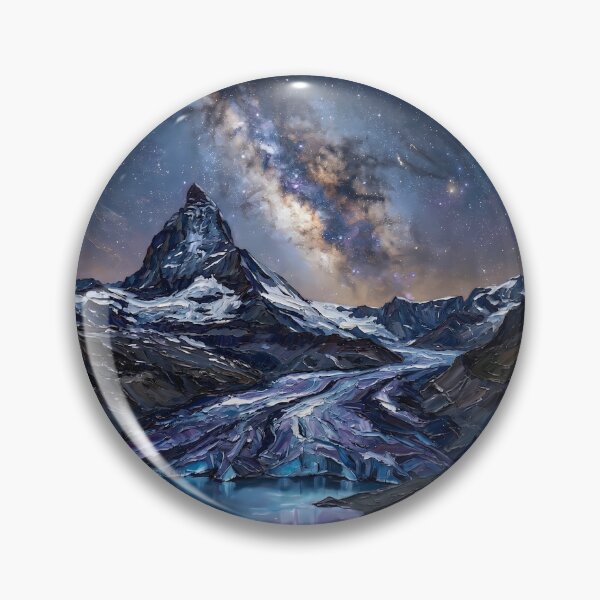 Item preview, Majestic Matterhorn Peak Under Milky Way designed and sold by Vista Atelier.