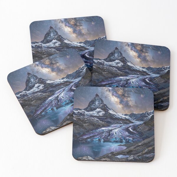 Item preview, Majestic Matterhorn Peak Under Milky Way designed and sold by Vista Atelier.