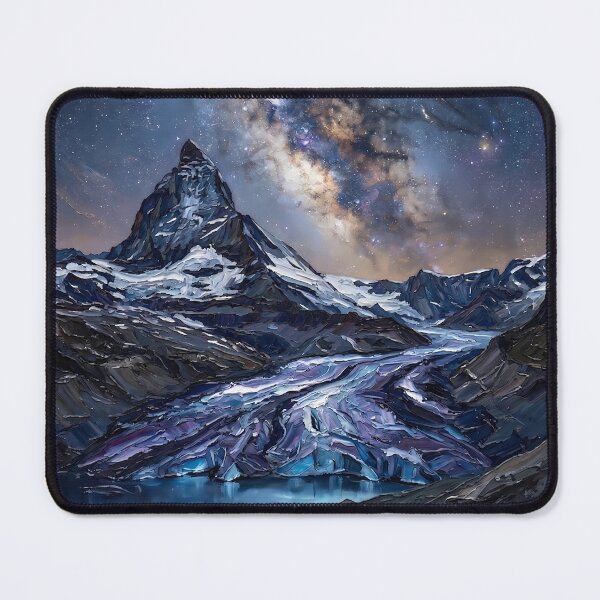 Item preview, Majestic Matterhorn Peak Under Milky Way designed and sold by Vista Atelier.