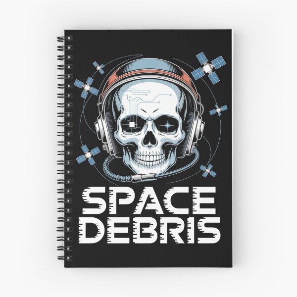 Item preview, Space Debris — Skull Headset Grid Satellite Neon Streetwear Space Tee V3 designed and sold by DarylWelsh2024.