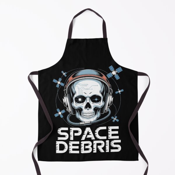 Item preview, Space Debris — Skull Headset Grid Satellite Neon Streetwear Space Tee V3 designed and sold by DarylWelsh2024.