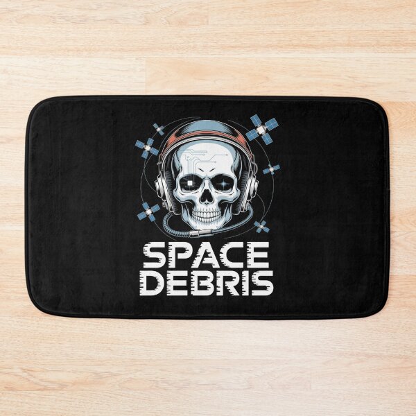 Item preview, Space Debris — Skull Headset Grid Satellite Neon Streetwear Space Tee V3 designed and sold by DarylWelsh2024.