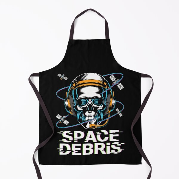 Item preview, Space Debris — Skull Headset Grid Satellite Neon Streetwear Space Tee V4 designed and sold by DarylWelsh2024.