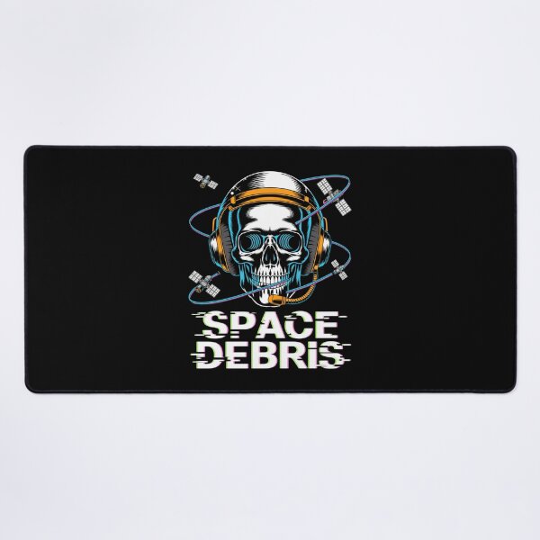 Item preview, Space Debris — Skull Headset Grid Satellite Neon Streetwear Space Tee V4 designed and sold by DarylWelsh2024.