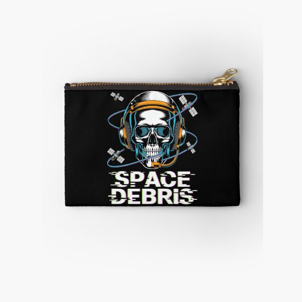 Item preview, Space Debris — Skull Headset Grid Satellite Neon Streetwear Space Tee V4 designed and sold by DarylWelsh2024.