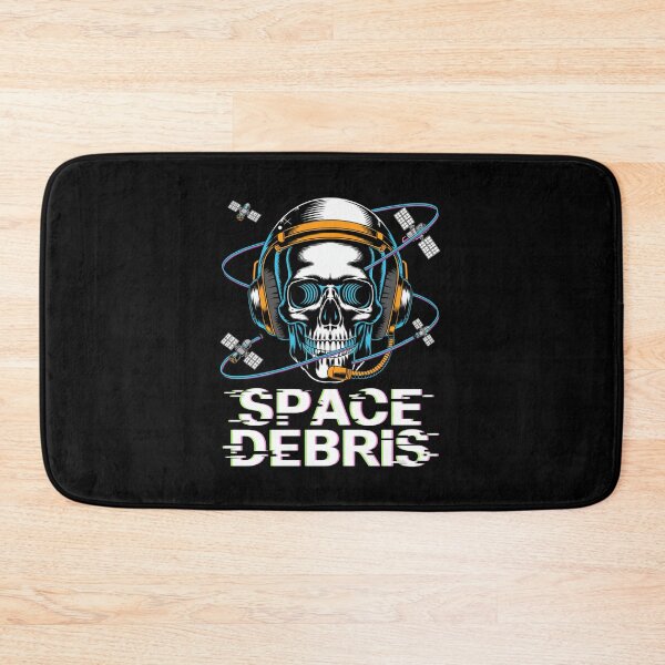 Item preview, Space Debris — Skull Headset Grid Satellite Neon Streetwear Space Tee V4 designed and sold by DarylWelsh2024.