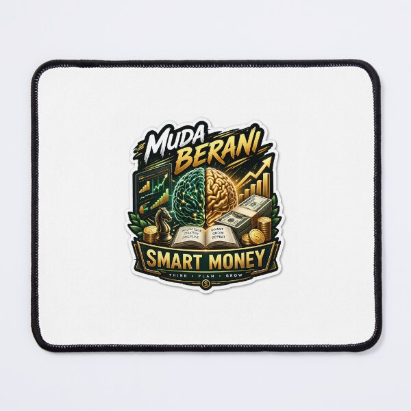 Item preview, Muda Berani Smart Money Sticker – Financial Freedom Mindset, Wealth Builder, Investing Motivation, Money Growth, Rich Thinking Aesthetic designed and sold by Wander Pop Studio.