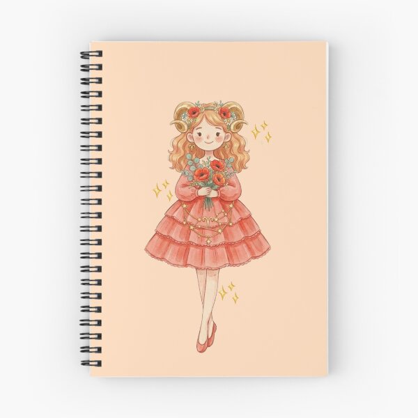Item preview, Aries Celestial Muse - Cozy Watercolor Zodiac designed and sold by CozyMuse.