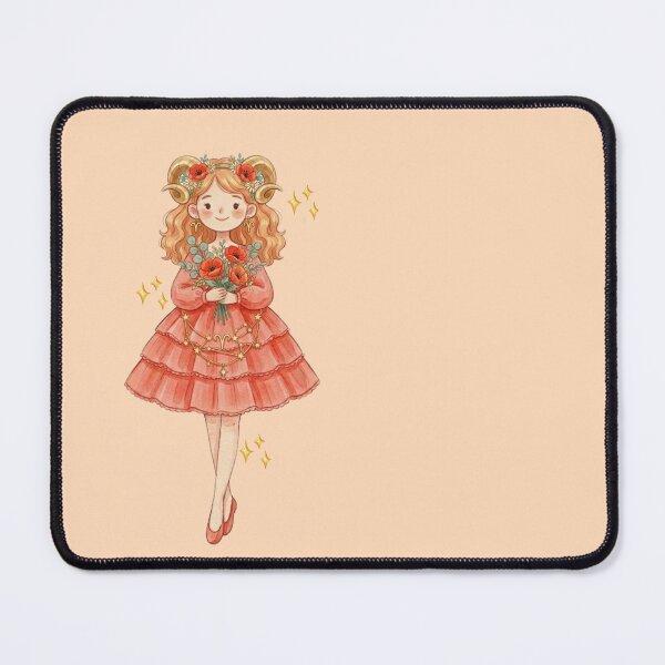 Item preview, Aries Celestial Muse - Cozy Watercolor Zodiac designed and sold by CozyMuse.
