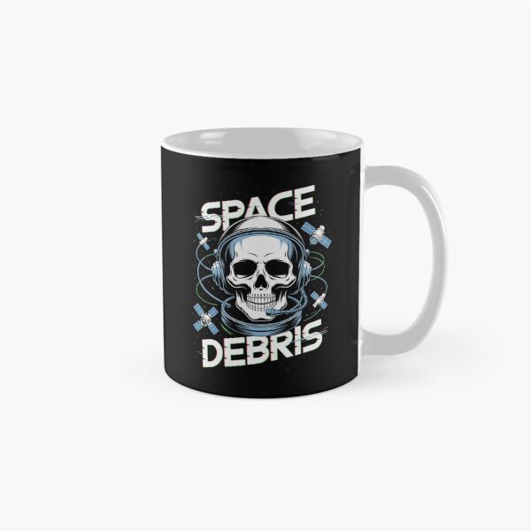 Item preview, Space Debris — Skull Headset Grid Satellite Neon Streetwear Space Tee V6 designed and sold by DarylWelsh2024.