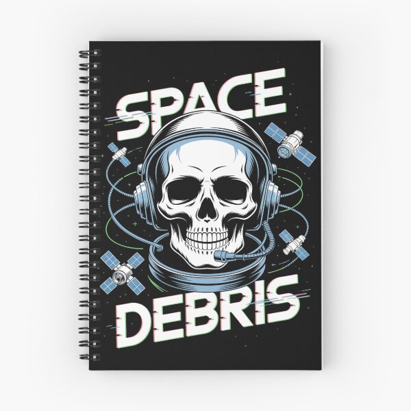 Item preview, Space Debris — Skull Headset Grid Satellite Neon Streetwear Space Tee V6 designed and sold by DarylWelsh2024.
