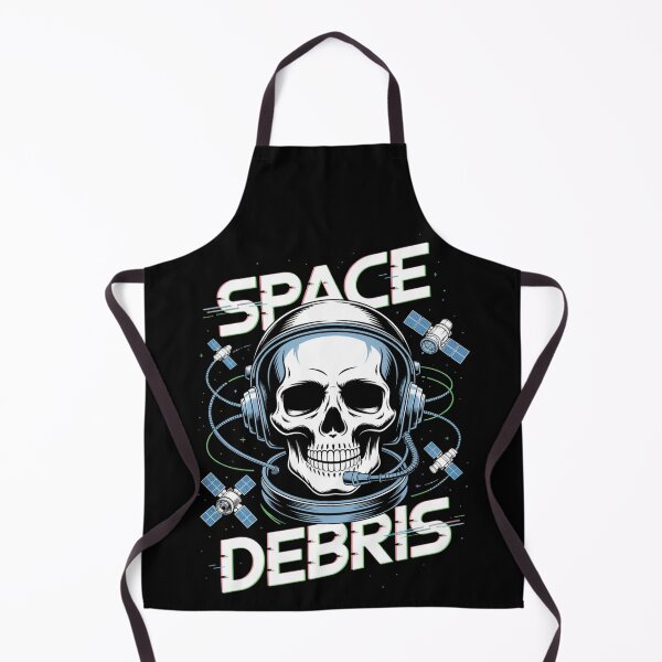 Item preview, Space Debris — Skull Headset Grid Satellite Neon Streetwear Space Tee V6 designed and sold by DarylWelsh2024.