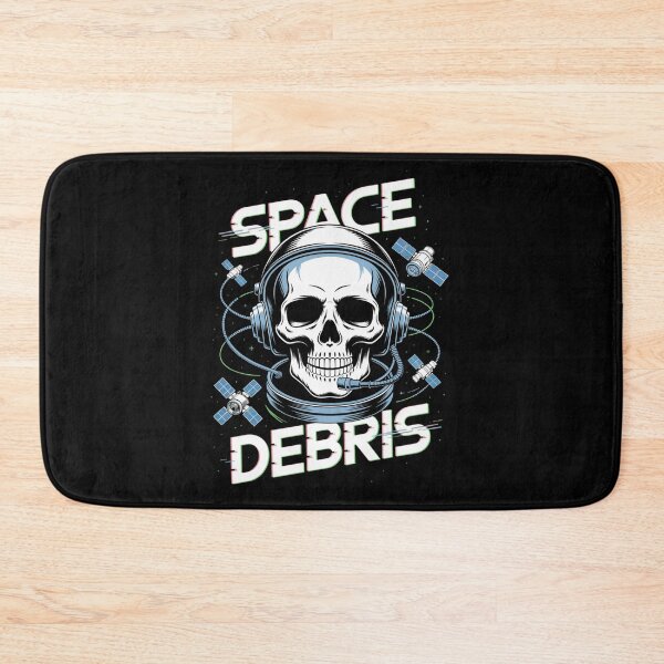 Item preview, Space Debris — Skull Headset Grid Satellite Neon Streetwear Space Tee V6 designed and sold by DarylWelsh2024.