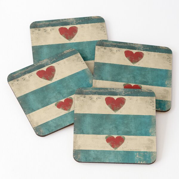 Item preview, Abstract Heart Stripe Wall Art Teal Neutral Minimalist Print designed and sold by NarjaShop.