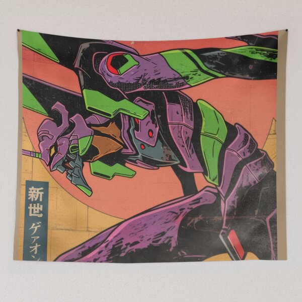 Item preview, Eva Unit 01 Sunset Battle designed and sold by AnimeArsenalPrints.