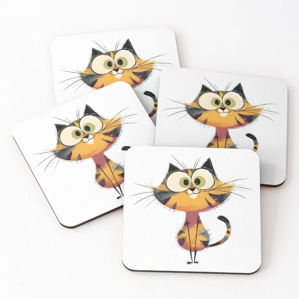 Item preview,  Cute Happy Cat designed and sold by Retro Whimsy.