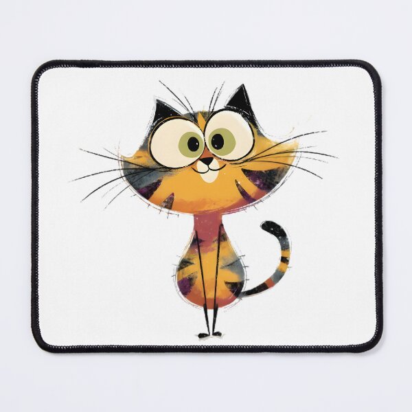 Item preview, Cute Happy Cat designed and sold by Retro Whimsy.