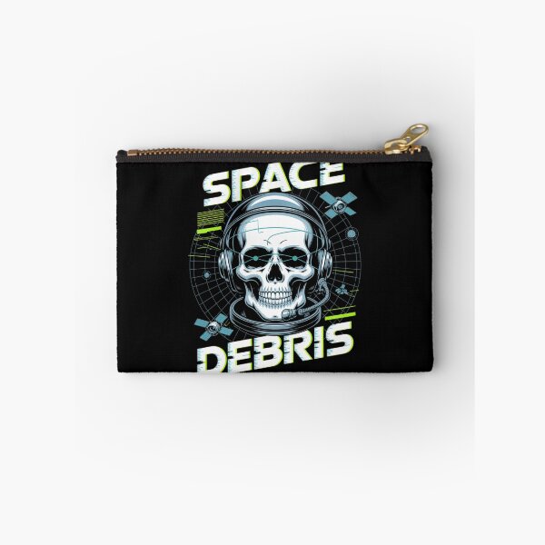 Item preview, Space Debris — Skull Headset Grid Satellite Neon Streetwear Space Tee V7 designed and sold by DarylWelsh2024.