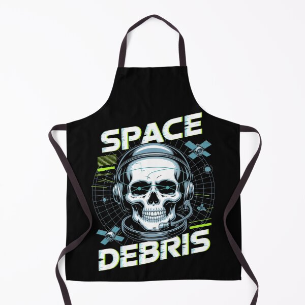 Item preview, Space Debris — Skull Headset Grid Satellite Neon Streetwear Space Tee V7 designed and sold by DarylWelsh2024.