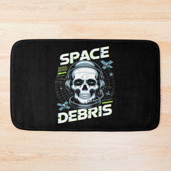 Item preview, Space Debris — Skull Headset Grid Satellite Neon Streetwear Space Tee V7 designed and sold by DarylWelsh2024.