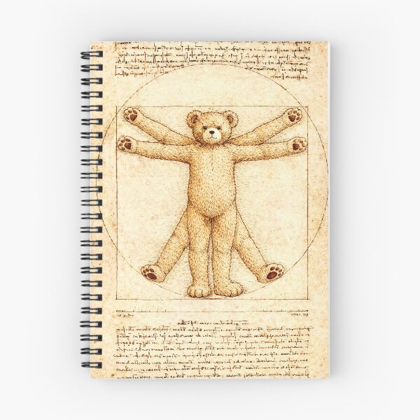 Item preview, Art meets humor: Vitruvian teddy bear designed and sold by Steffani Lehmann.