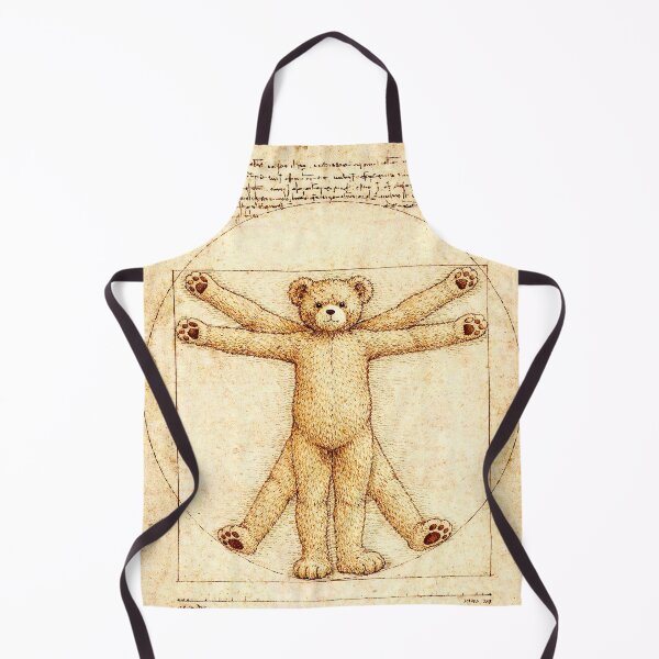 Item preview, Art meets humor: Vitruvian teddy bear designed and sold by Steffani Lehmann.