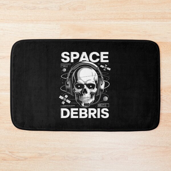 Item preview, Space Debris — Skull Headset Grid Satellite Neon Streetwear Space Tee V8 designed and sold by DarylWelsh2024.