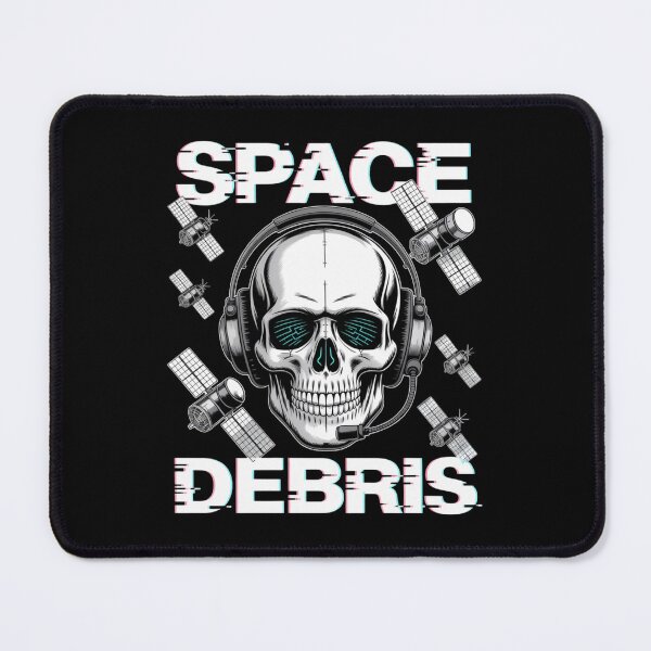 Item preview, Space Debris — Skull Headset Grid Satellite Neon Streetwear Space Tee V9 designed and sold by DarylWelsh2024.